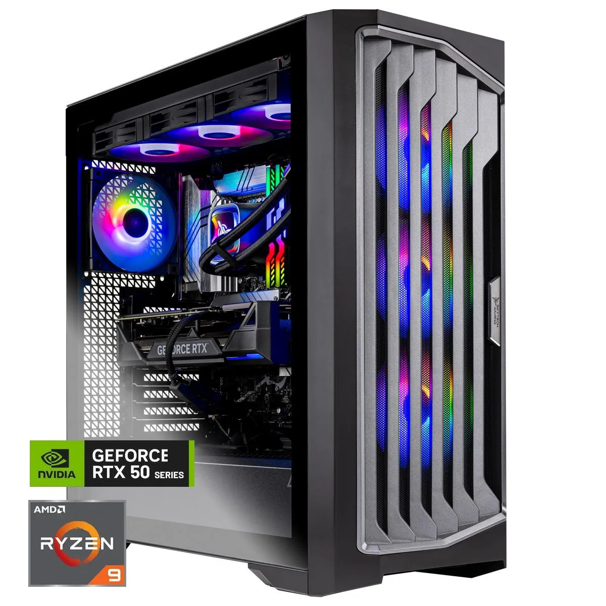 Skytech Skytech ST-LEGACY4-1686-B-AL gaming PC Ryzen 9 9900X3D RTX 5090 32GB 64GB DDR5 4TB NVMe — product photo