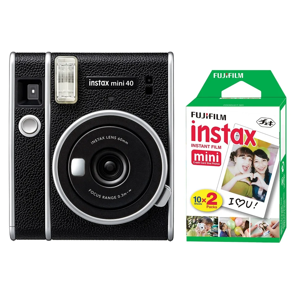 FUJIFILM FUJIFILM Instax Mini 40 film camera + 20 sheets — product photo