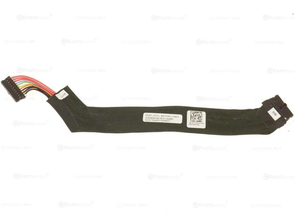 Dell Alienware m15 R2 battery cable KFYKM with connectors