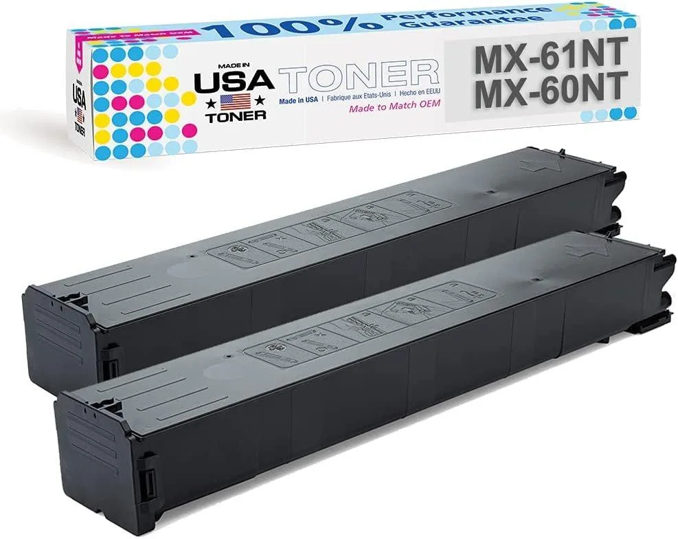 MADE IN USA TONER MADE IN USA TONER MX-61NTYA Yellow Toner Cartridge 24000 Pages — product photo