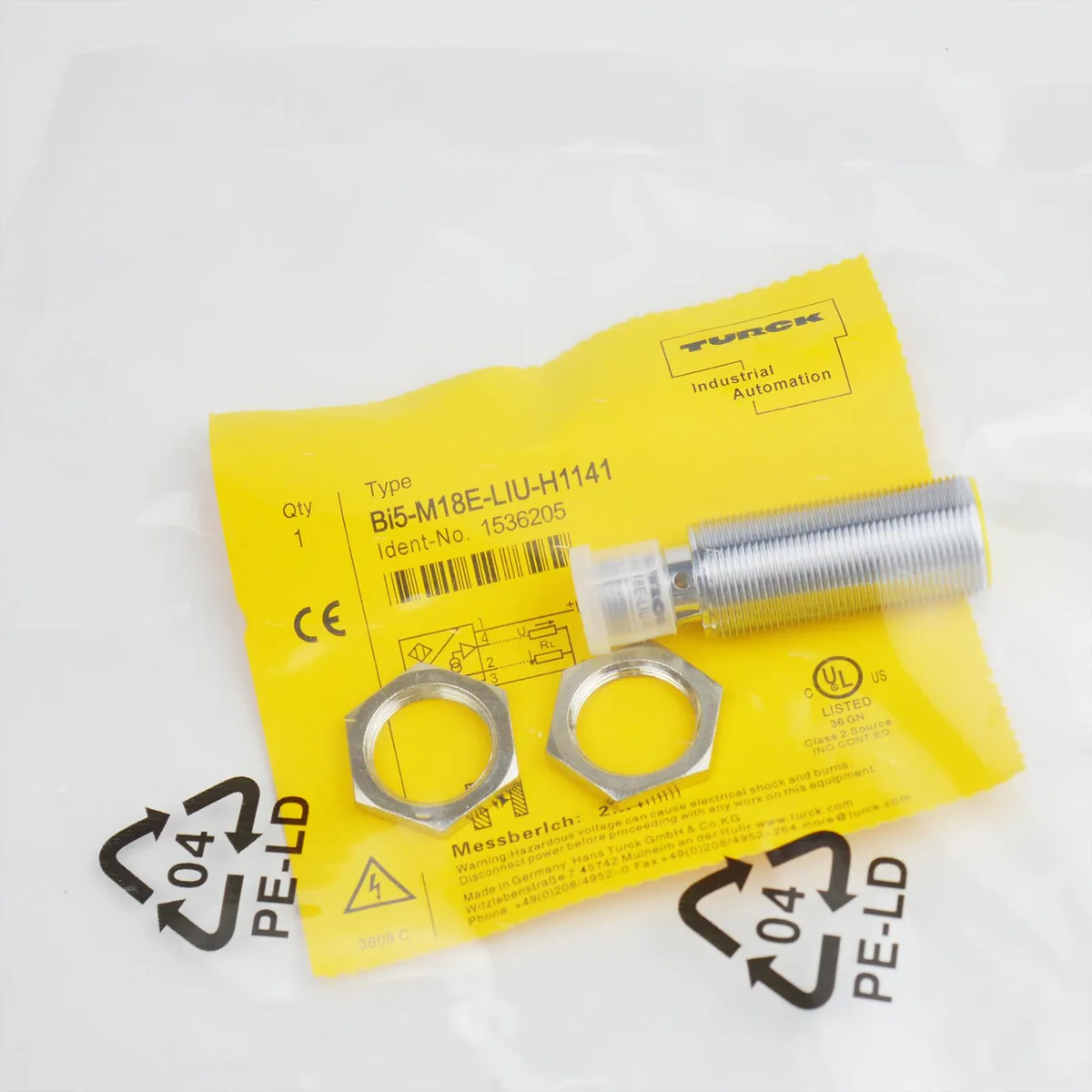 Turck Turck BI5-M18E-LIU-H1141 1536205 inductive sensor electrician tool — product photo