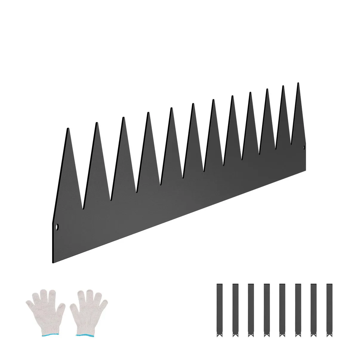 VEVOR VEVOR Steel Landscape Edging 6 Pack 40 x 6 in Black — product photo