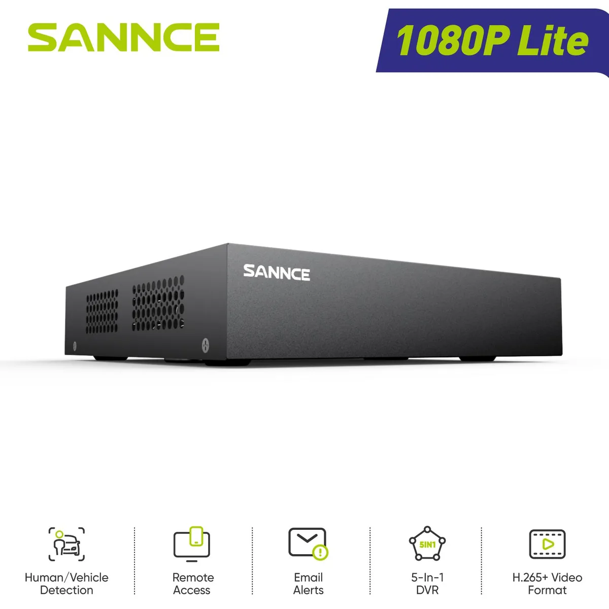 SANNCE SANNCE 8CH 1080P Wired DVR Video Recorder 0TB HDD — product photo
