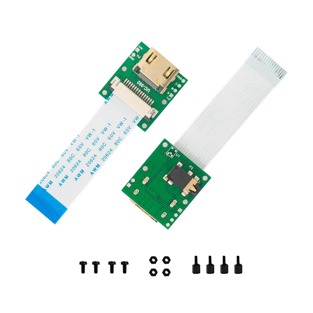KEHIPI KEHIPI CSI to HDMI Extension Module 15pin 60mm FPC Cable Pack of 2 — product photo