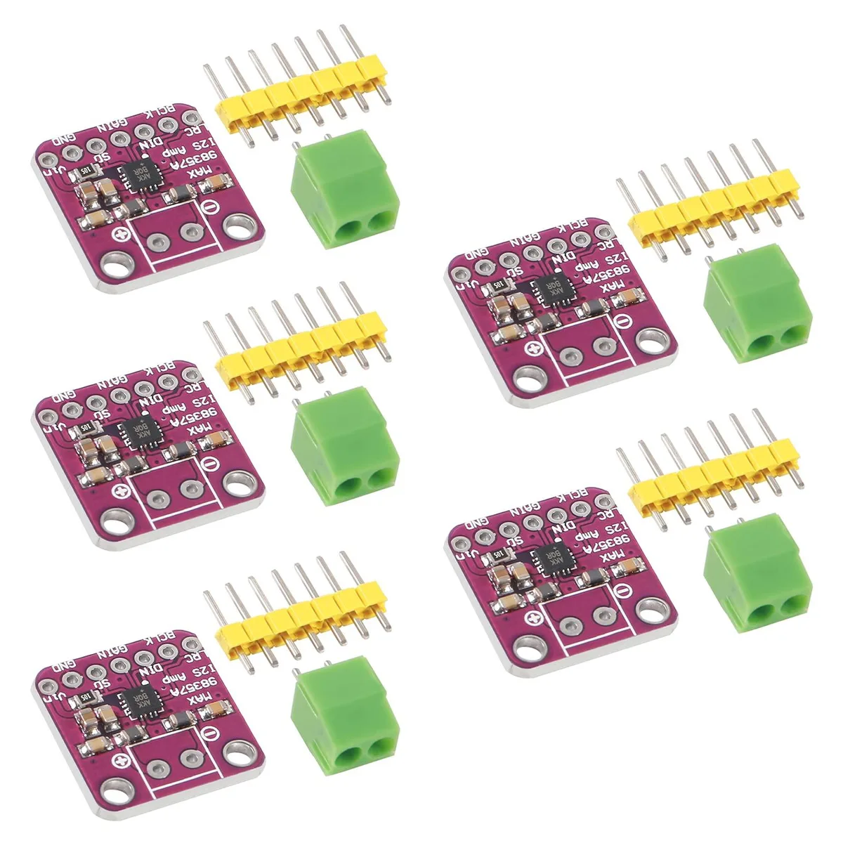 KEHIPI KEHIPI MAX98357 I2S Audio Amplifier Module 5PCS No Welding — product photo