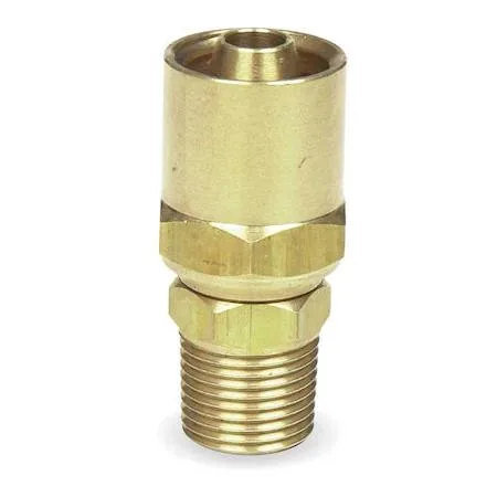 Value Brand Value Brand SPEEDAIRE 6X424 Brass Hydraulic Hose Fitting 3/8 NPT — product photo
