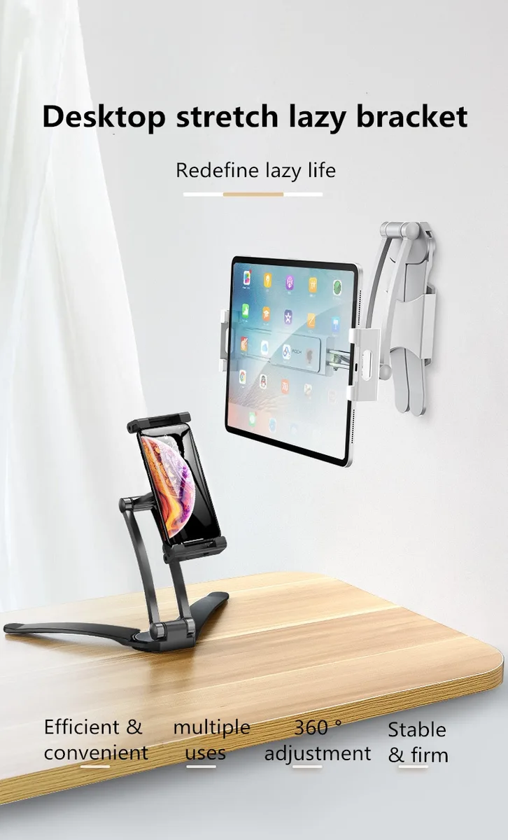 siroka siroka Aura Black 360° Rotating Phone & Tablet Mount 12-18cm Clip — product photo