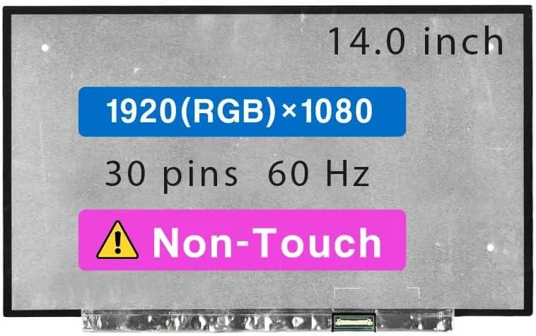 NUOLAISUN NUOLAISUN 14.0" FHD 1920x1080 60Hz 30-pin laptop screen for ThinkPad L14 T490 T495 — product photo