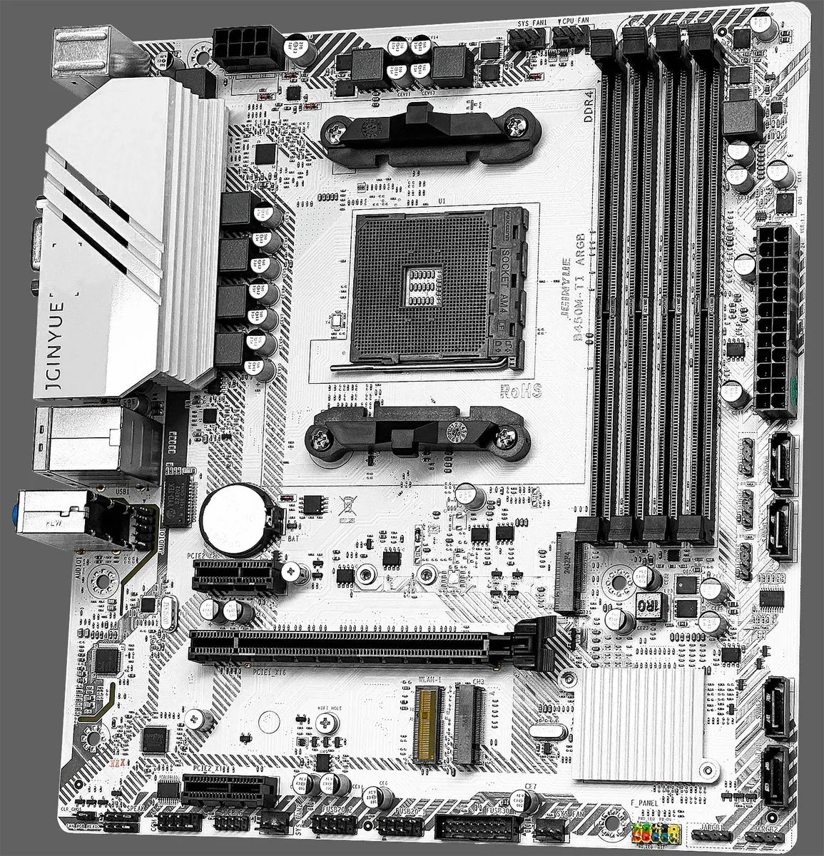 JGINYUE JGINYUE B450M TI ARGB AMD motherboard — product photo