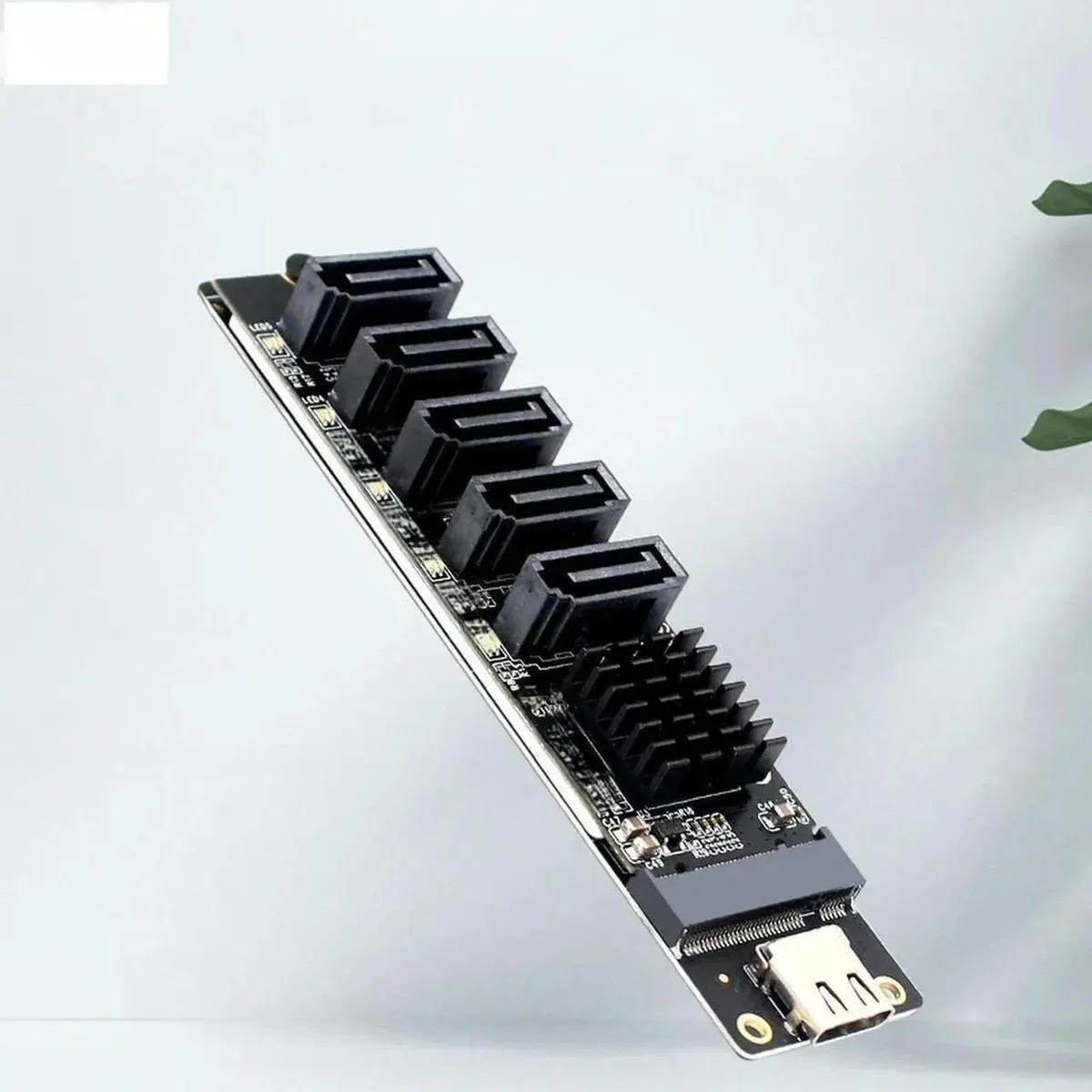 Vszerda Vszerda USB-C to 5 Port SATA 3.0 Adapter JM575+JMS580 — product photo
