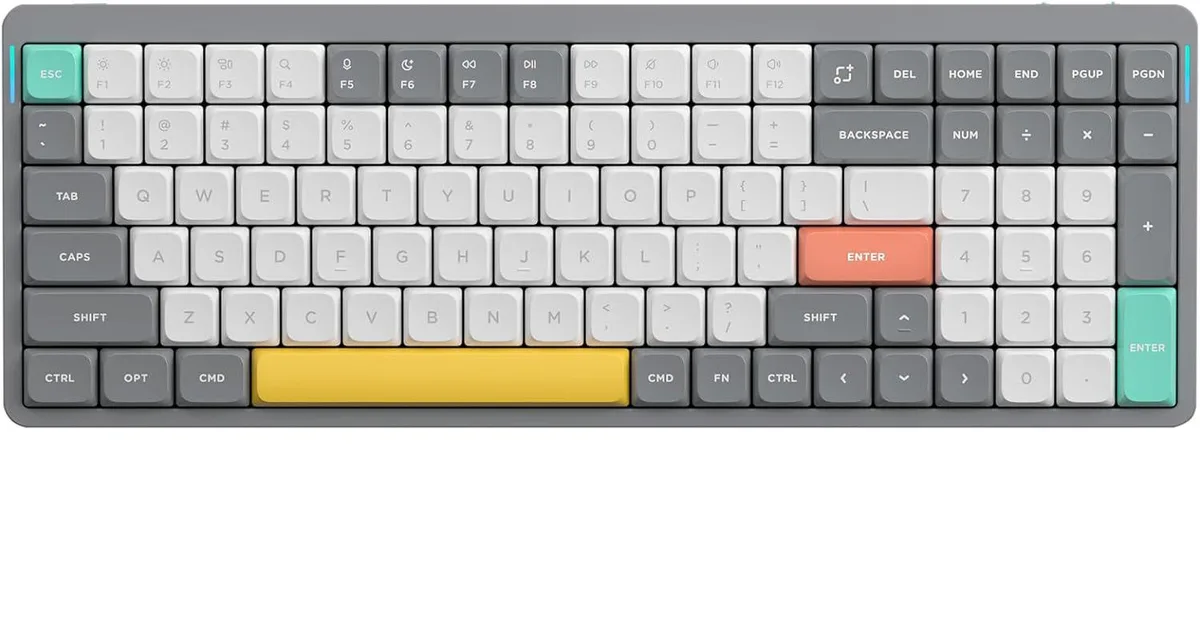 NuPhy NuPhy Air96 V2 Grey Gateron Aloes gaming keyboard — product photo