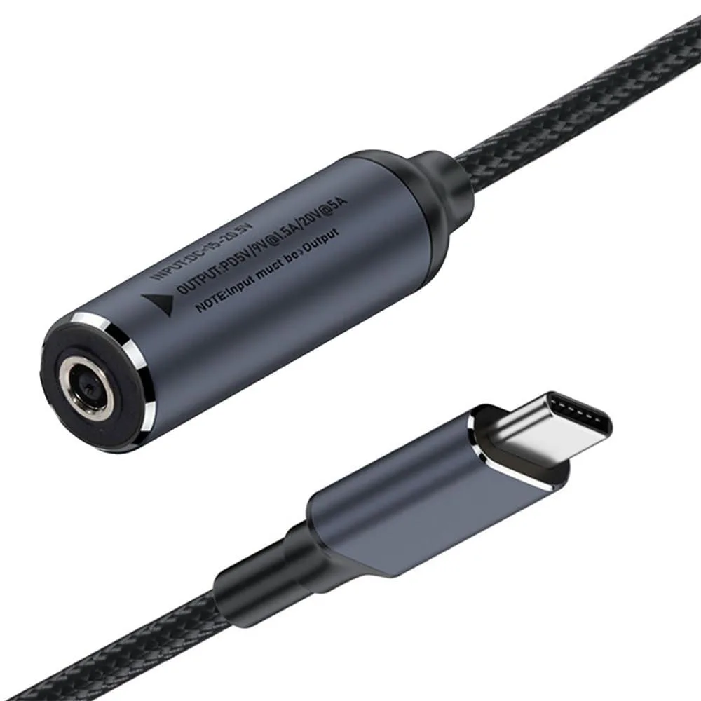 Fervit Fervit 100W USB-C to DC 4.5×3.0mm Power Cable 18cm — product photo