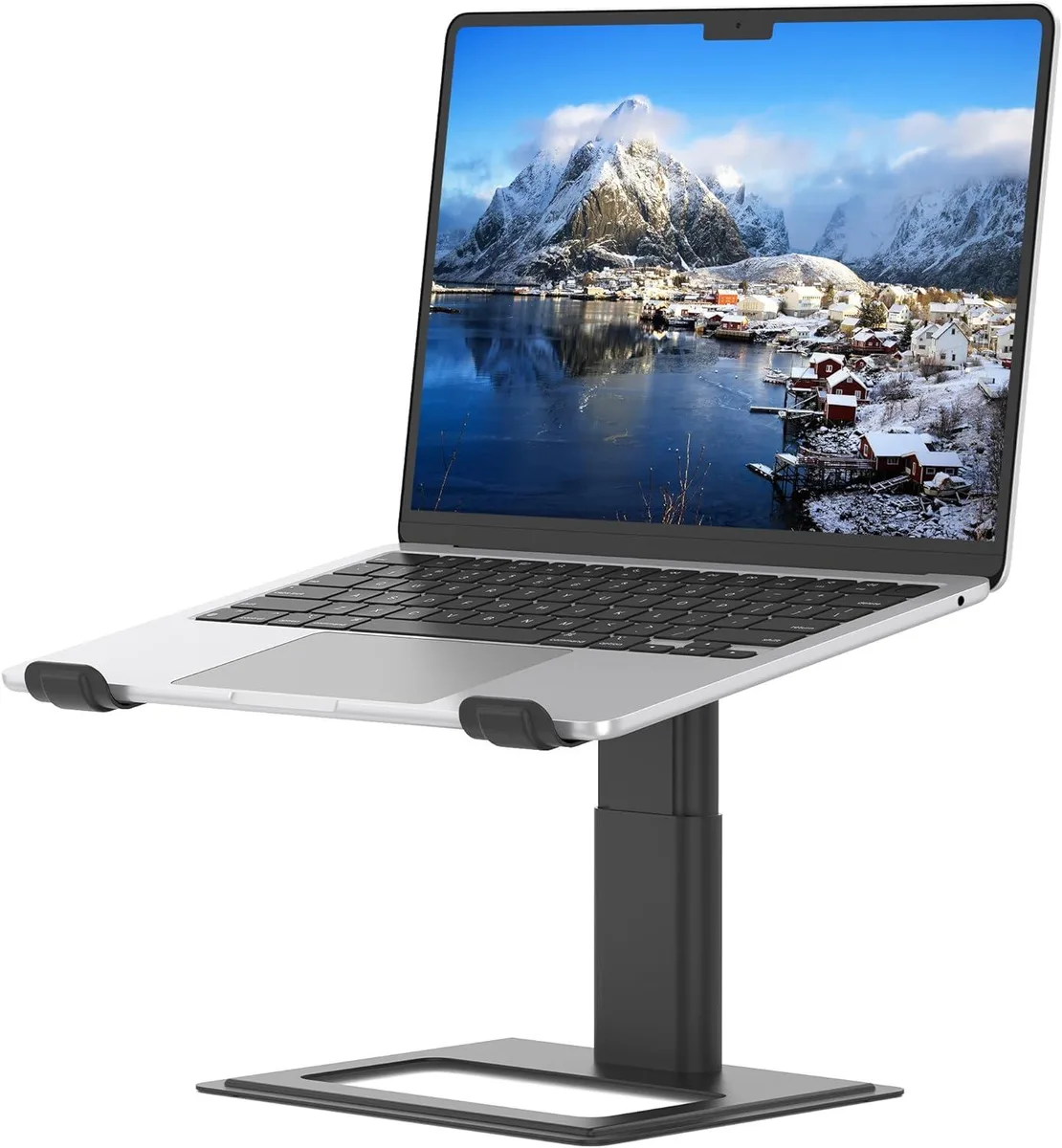 BFKK BFKK Adjustable Laptop Stand 10-17.3 Inches Aluminum Black — product photo