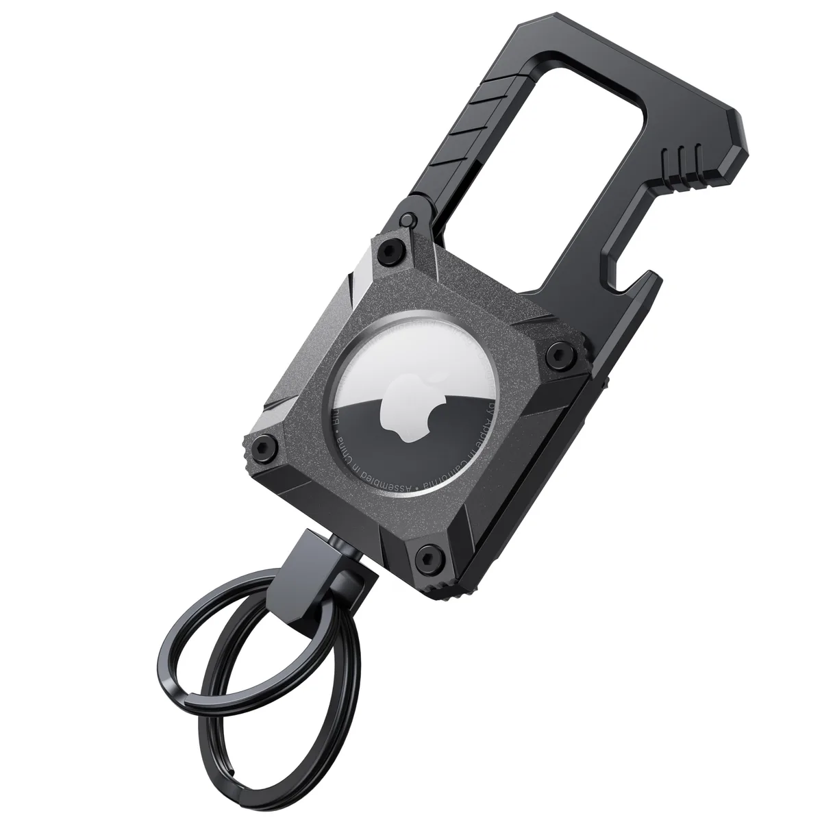 Viator Gear BSJMFK04 AirTag Keyholder Black 3.95x1.4x.43in .12lb IP67 360° 5000 cycles — product photo