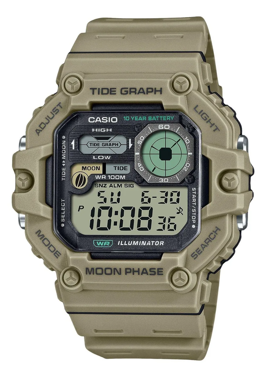 CASIO Casio WS-1700H-5AV 100M Quartz Digital Sports Watch Grey 48.60mm — product photo
