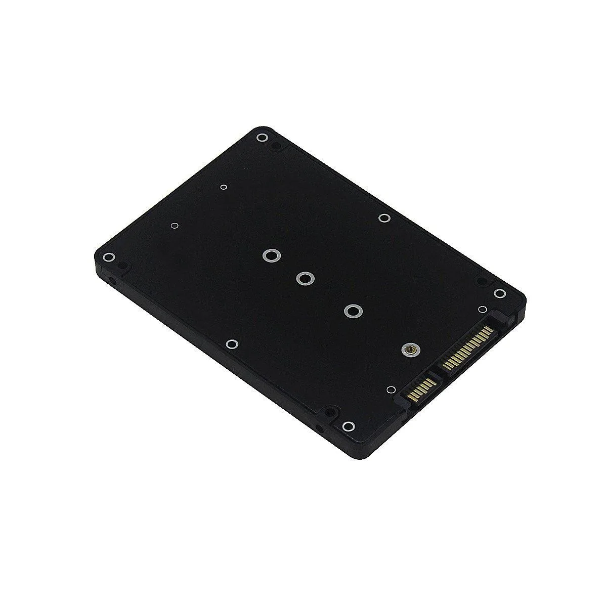 WRIARICH WRIARICH B+M Key M.2 SATA SSD to 2.5" SATA Adapter with Case Black — product photo