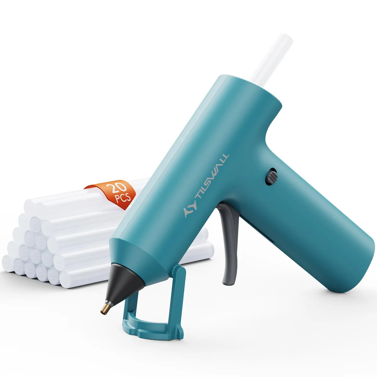 Advantus Cordless Hot Glue Gun Blue 2Ah USB-C 20 Sticks — product photo