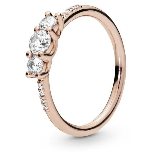 PANDORA PANDORA Sparkling Elegance Ring Silver Pandora Rose — product photo