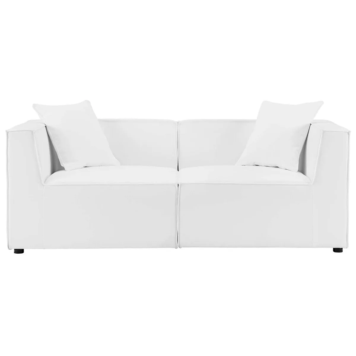 Modway Furniture Modway Furniture Saybrook 2-Piece Sectional Loveseat White — product photo