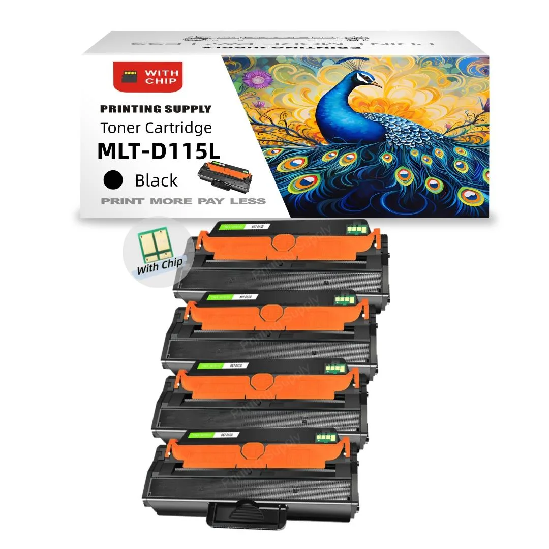 Ninestar Technology Ninestar Technology MLT-D115L 4 Pack Black Toner Cartridge 12000 Pages — product photo