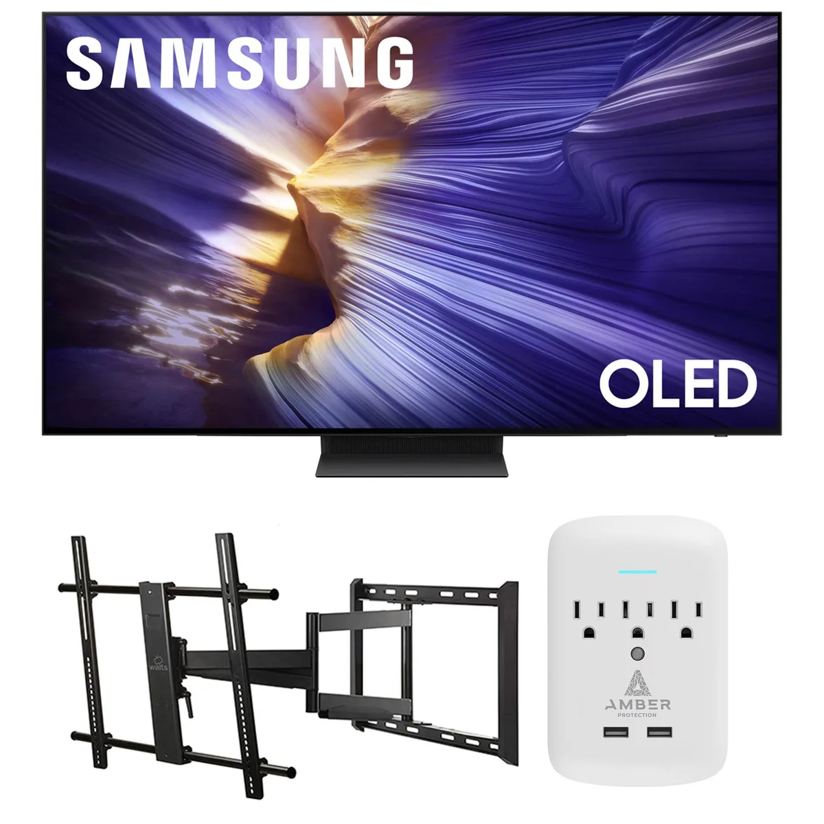 SAMSUNG SAMSUNG QN65S90FAFXZA 65" 4K OLED Smart TV 120Hz — product photo