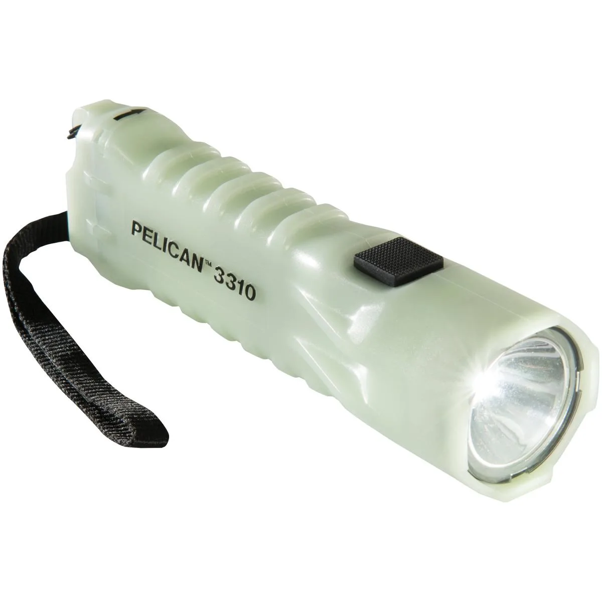 Pelican Products, Inc. Pelican 3310CC Correct Color Flashlight Photoluminescent Green 3 AA 283 Lumens 169m Beam — product photo