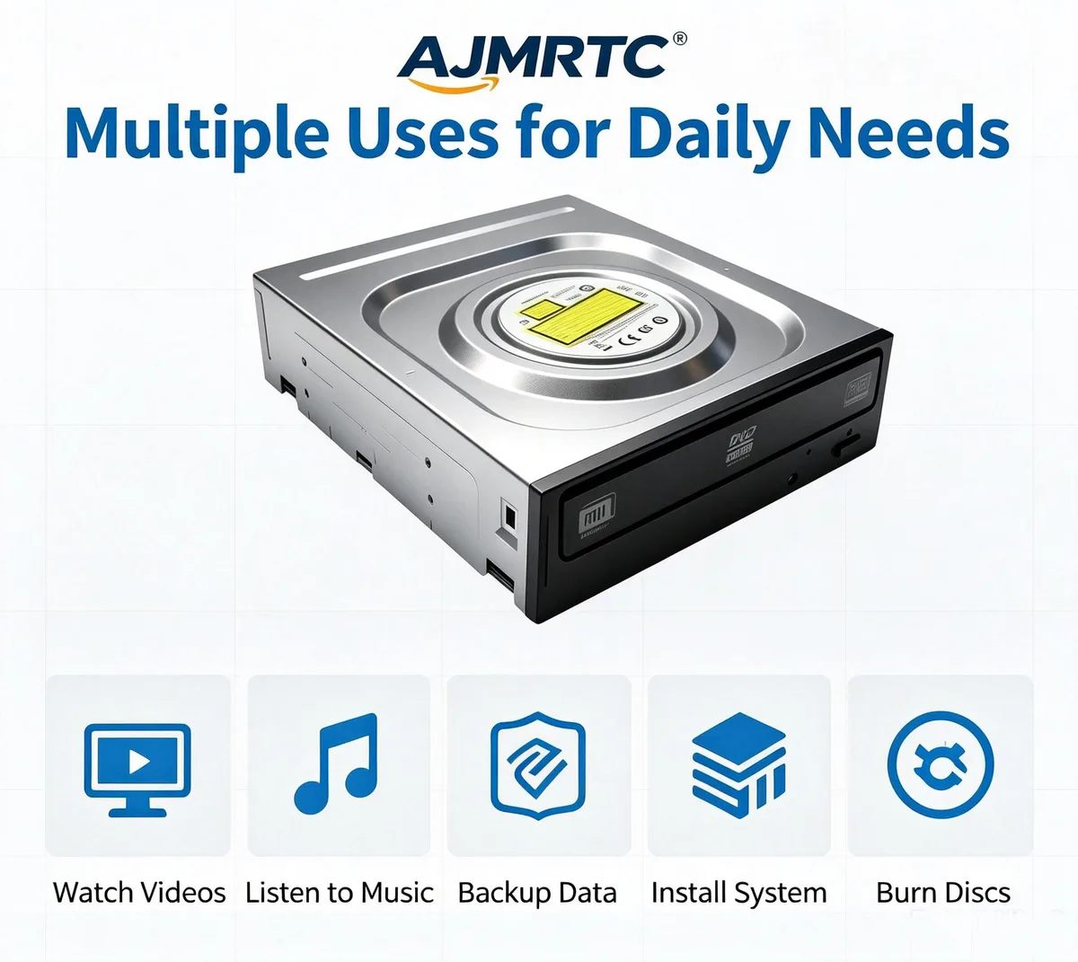 AJMRTC AJMRTC 3.5 inch SATA internal DVD burner 24X DVD 48X CD — product photo