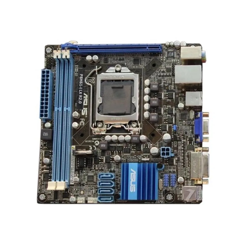 ASUS ASUS P8H61-I LX R2.0 Intel H61 DDR3 16GB Mini-ITX motherboard — product photo