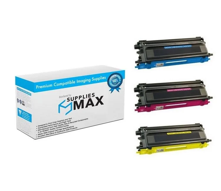 SuppliesMax SuppliesMax High Yield Toner Cartridge Combo Pack C/M/Y 4000 Pages — product photo