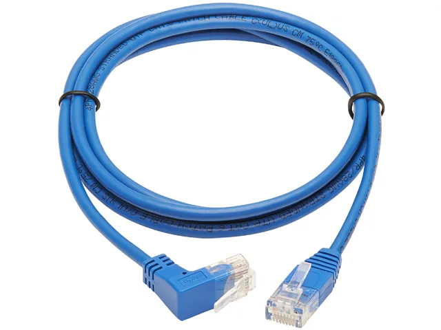 Tripp Lite Tripp Lite N204-S07-BL-UP 7 ft Cat6 up-angle slim network ethernet cable — product photo