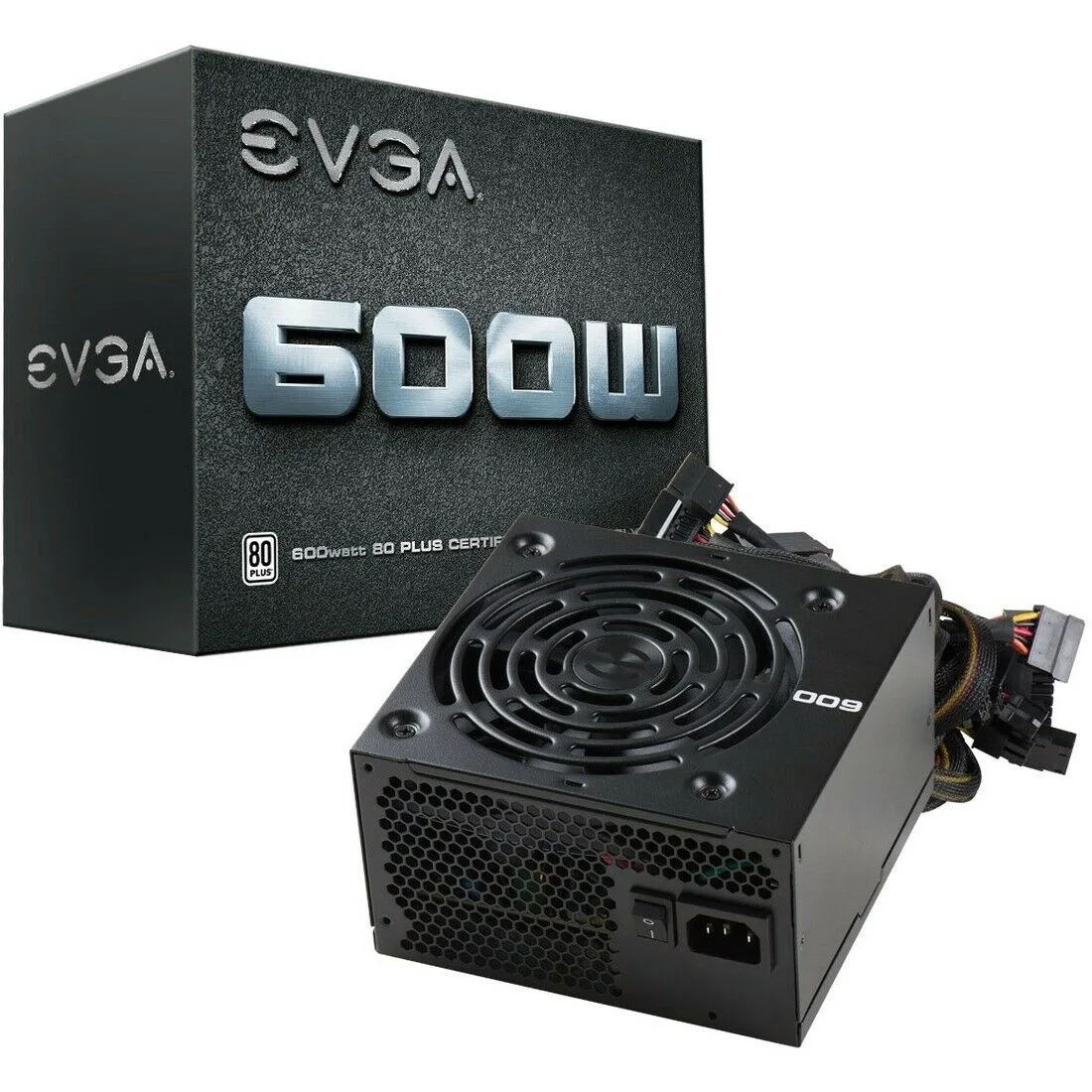 EVGA EVGA 600 W1 600 W power supply — product photo