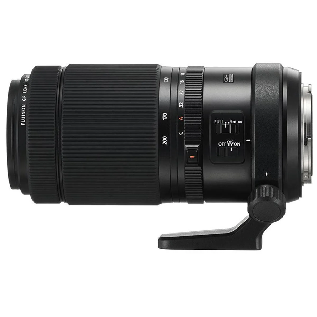 FUJIFILM FUJIFILM GF 100-200mm f/5.6 R LM OIS WR camera lens — product photo