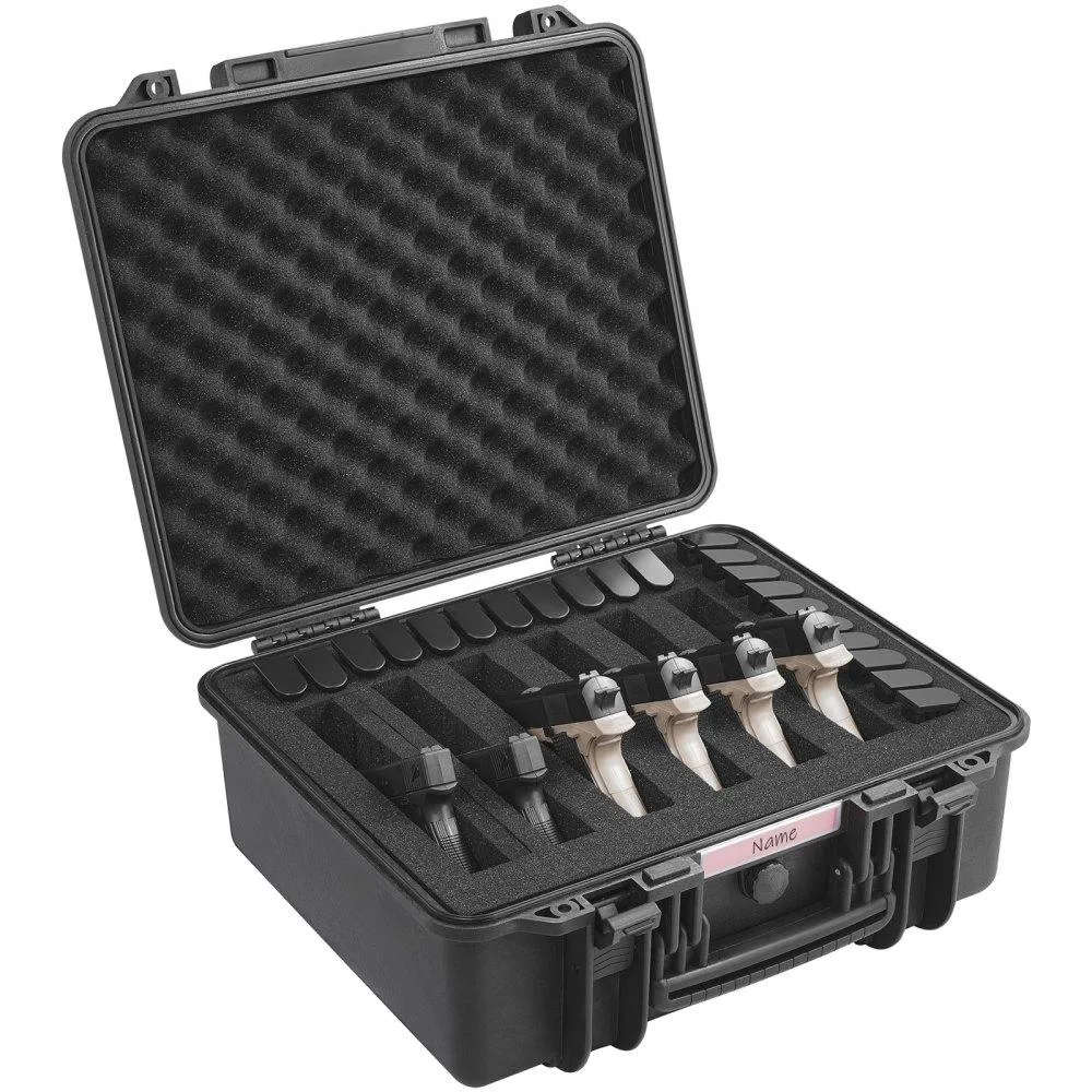 VEVOR VEVOR 453619 Hard Pistol Case 6 Firearms Black 19.3×17.1×8.3 in — product photo