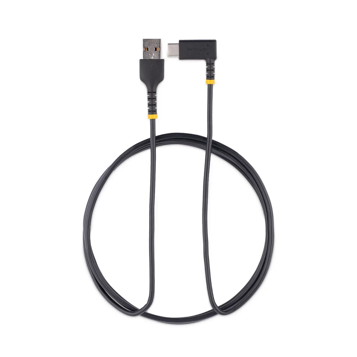 STARTECH STARTECH R2ACR-2M-USB-CABLE 6ft USB A to C Right Angle usb cable — product photo