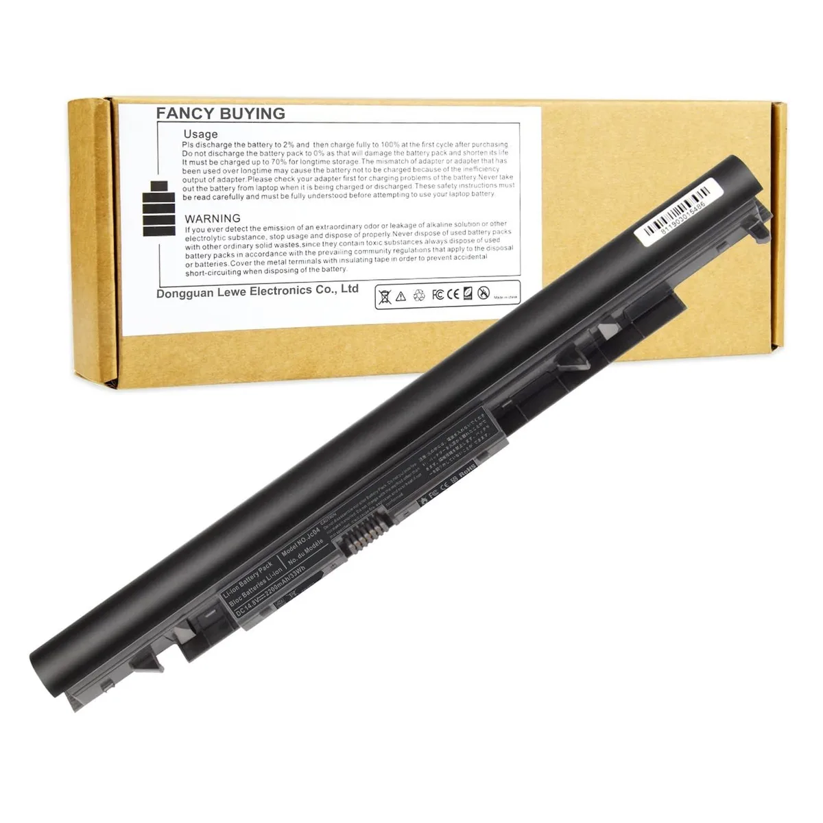 Batianda Batianda 4-cell 14.8V Li-ion Battery JC04 919700-850 — product photo