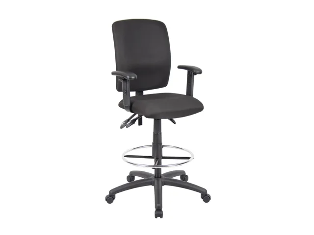 BOSS Office Products BOSS Office Products B1636-BK drafting stool 27” base 250 lbs — product photo