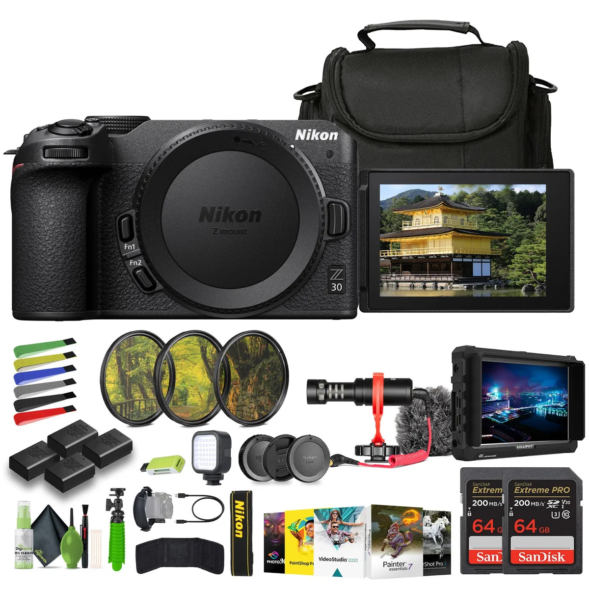 Nikon Inc Nikon Z30 Mirrorless Camera Kit (1737) Bundle — product photo
