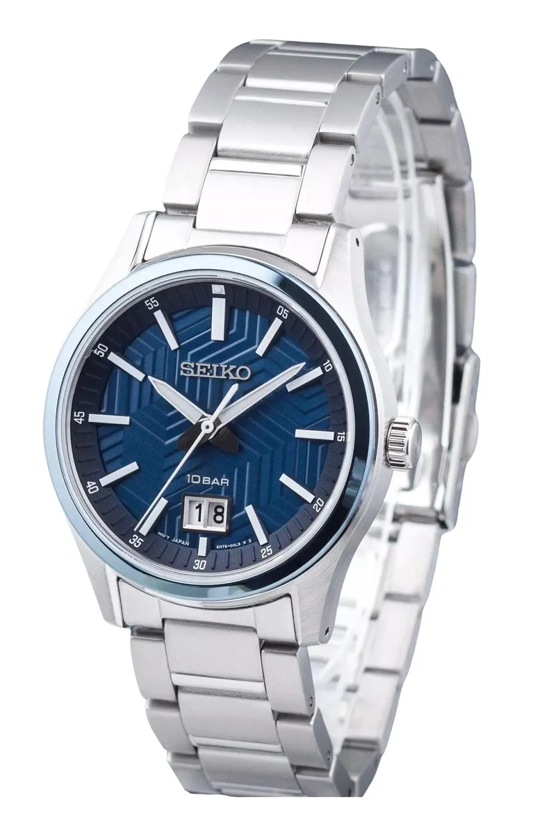 Seiko Seiko Sports SUR559P1 Blue Dial Quartz 100m Watch — product photo