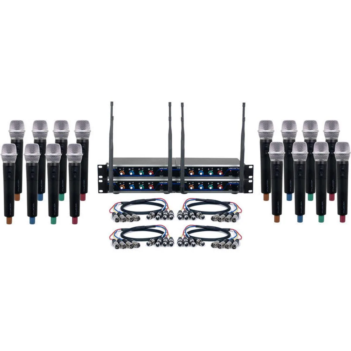 VocoPro VocoPro Digital-Acapella-16 16-Channel UHF Wireless Handheld Microphone System — product photo