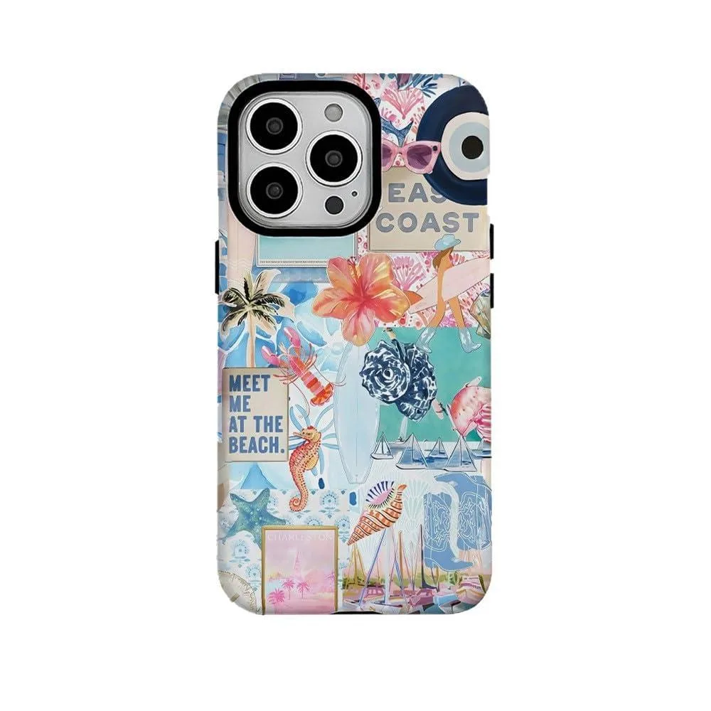 HGDHE Beach Summer Collage Case for iPhone 17 — product photo