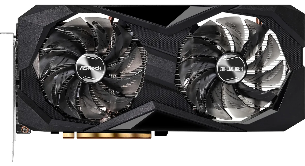 ASRock ASRock Radeon RX 6600 Challenger D RX6600 CLD 8G graphics card — product photo