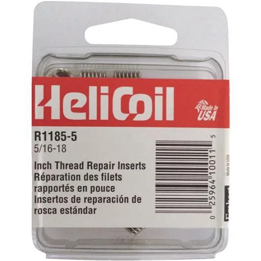 Helicoil 5/16-18 thread repair insert pack R1185-5