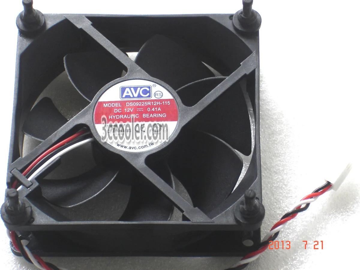 OEM Industries OEM Industries DS09225R12H-115 92x25mm 12V .41A 3 Pin CPU cooler — product photo