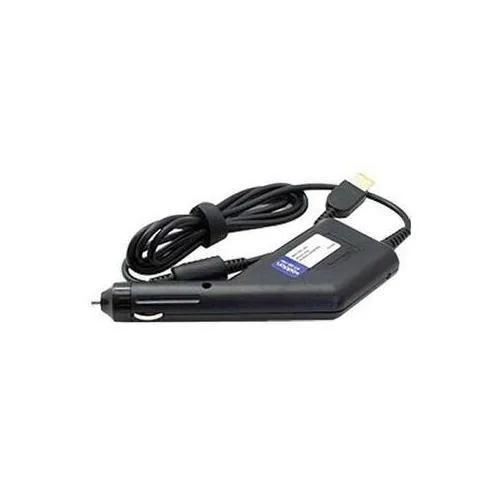 Black rectangular AC adapter with slim tip cable, 1.5 by 3.5 by 8 inches, .38 kg