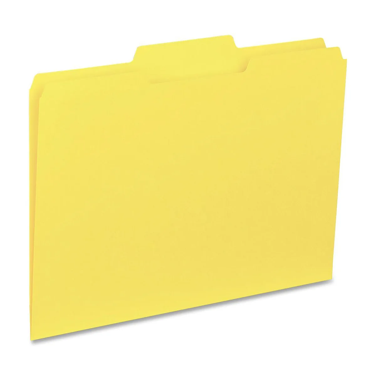 Business Source Business Source 43559 file folder yellow 100/box — product photo