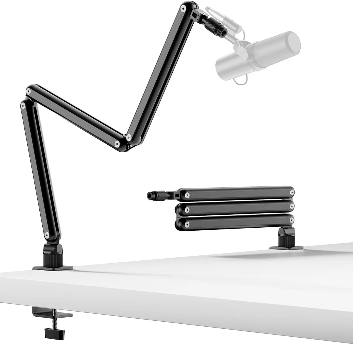 BFKK BFKK Microphone Arm Stand Rotatable 29 inch 360 degree Cable Channel 3/8 5/8 Thread — product photo