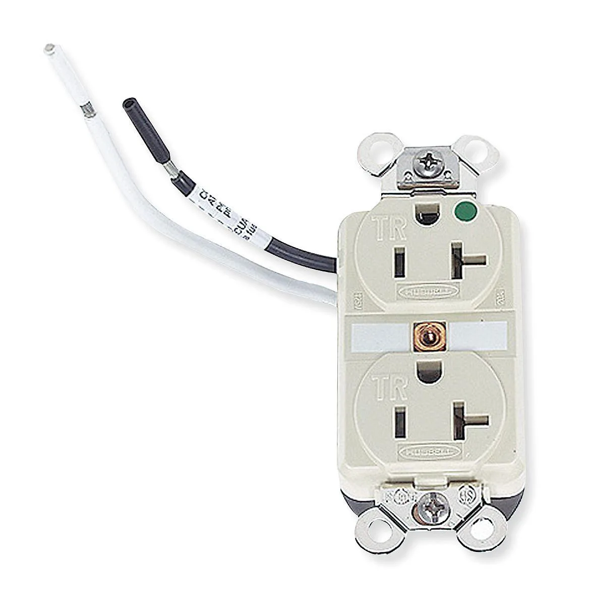 Hubbell Incorporated Hubbell Incorporated HBL8300SGIA 20A 125V Duplex Receptacle — product photo