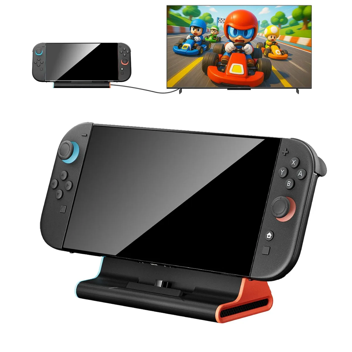  BINBOK VR Only Dock Grey 4K 60W PD 3×USB 3.0 1×USB 2.0 HDMI — product photo