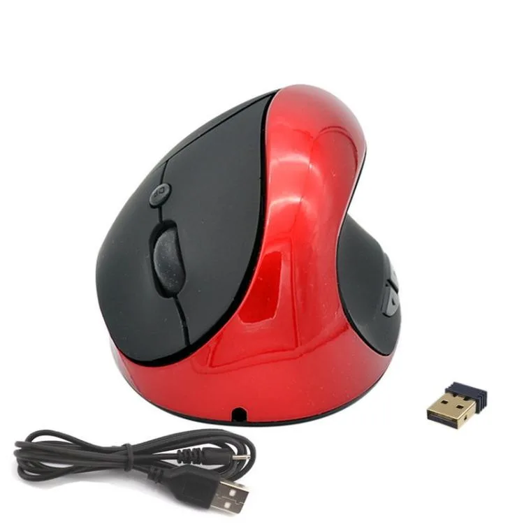 eForChina eForChina JSY-03 Wireless Vertical Gaming Mouse Red 1600 DPI 6 Keys 2.4 GHz — product photo