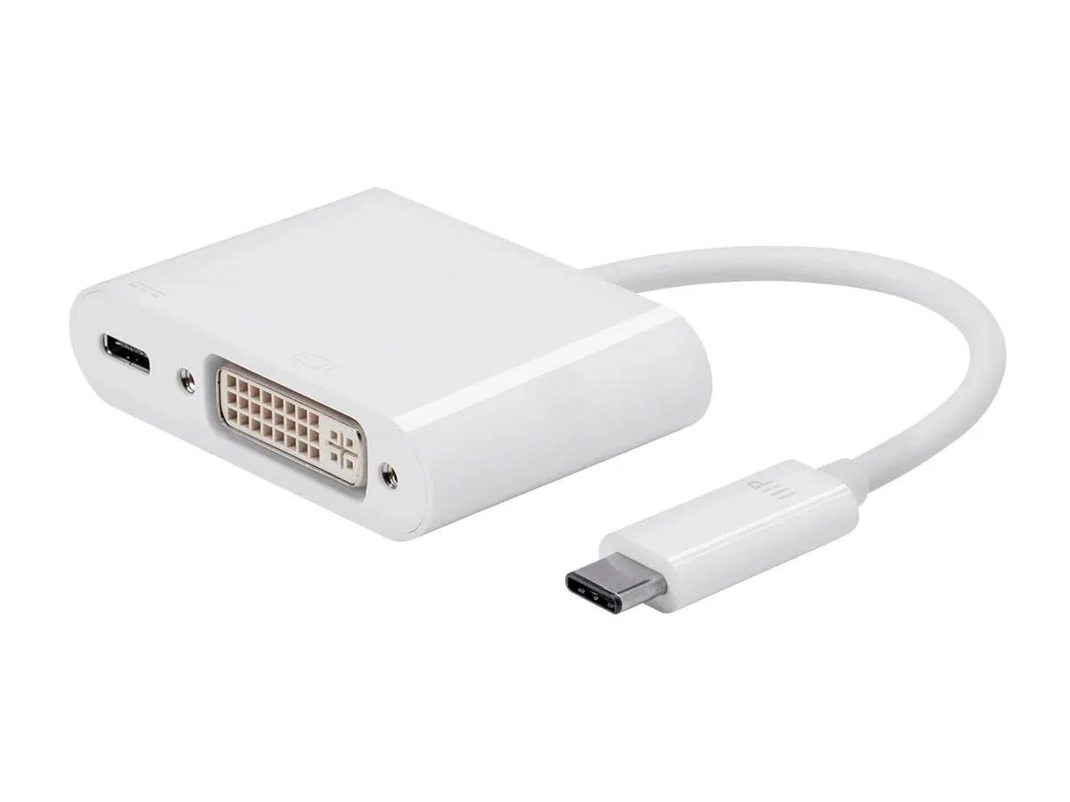 Monoprice Inc. Monoprice 115243 USB-C to DVI Adapter with 60W Power Pass-Through — product photo
